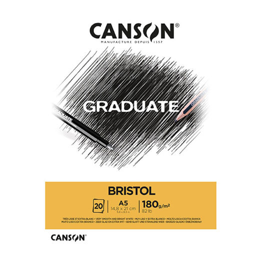 Εικόνα της Μπλοκ Canson Graduate bristol 20φ. A5 180gr. C400110382