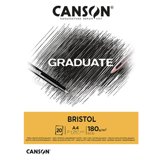 Εικόνα της Μπλοκ Canson Graduate bristol 20φ. A4 180gr.