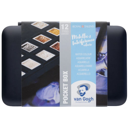 Εικόνα της Set water coloure aquarelle Van Gogh Metallic 12τεμ. 2080888640 Royal Talens