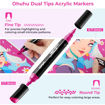 Εικόνα της Μαρκαδόροι Ohuhu Dual tip Ακρυλικοί 30τεμ. 80601-08