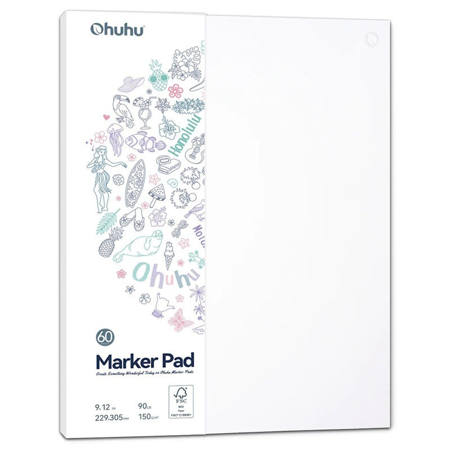 Εικόνα της Sketchbook Ohuhu Marker Bleedproof 22.9x30.50cm 150gr