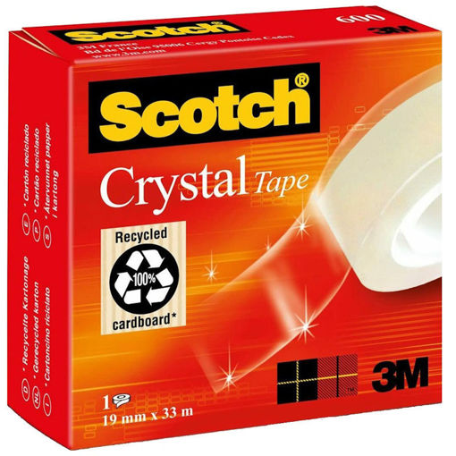Σελοτέιπ Scotch Crystal 19mmx33m N.600 διαφανές 3M – Barcode EAN 3134375261920 – Lichnaribooks