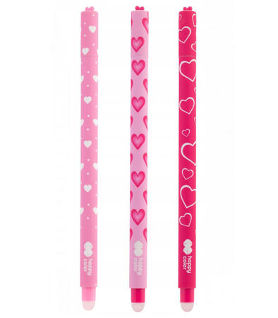 Εικόνα της Στυλό Happy Color erasable Pink Love 0.5mm μπλε Assorts 017882