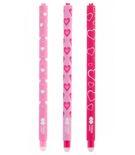 Εικόνα της Στυλό Happy Color erasable Pink Love 0.5mm μπλε Assorts 017882