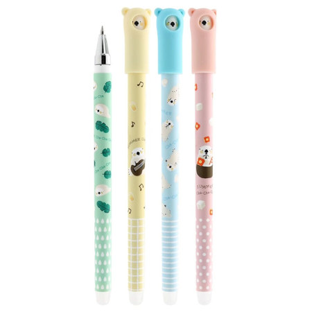 Εικόνα της Στυλό M&G Erasable Cats Summer 0.5mm Blue Assorts AKPC5277
