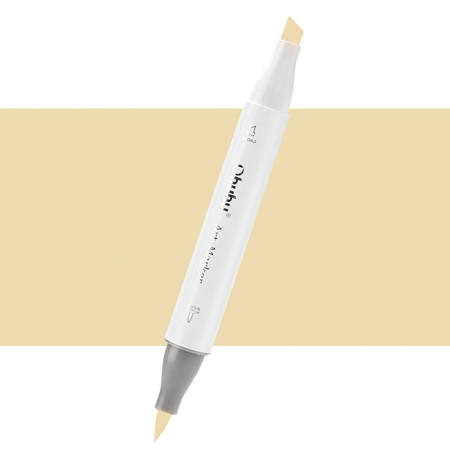 Εικόνα της Μαρκαδόρος Ohuhu Art Markers Brush & Chisel Y260 - Y39 Yellow Dahlia