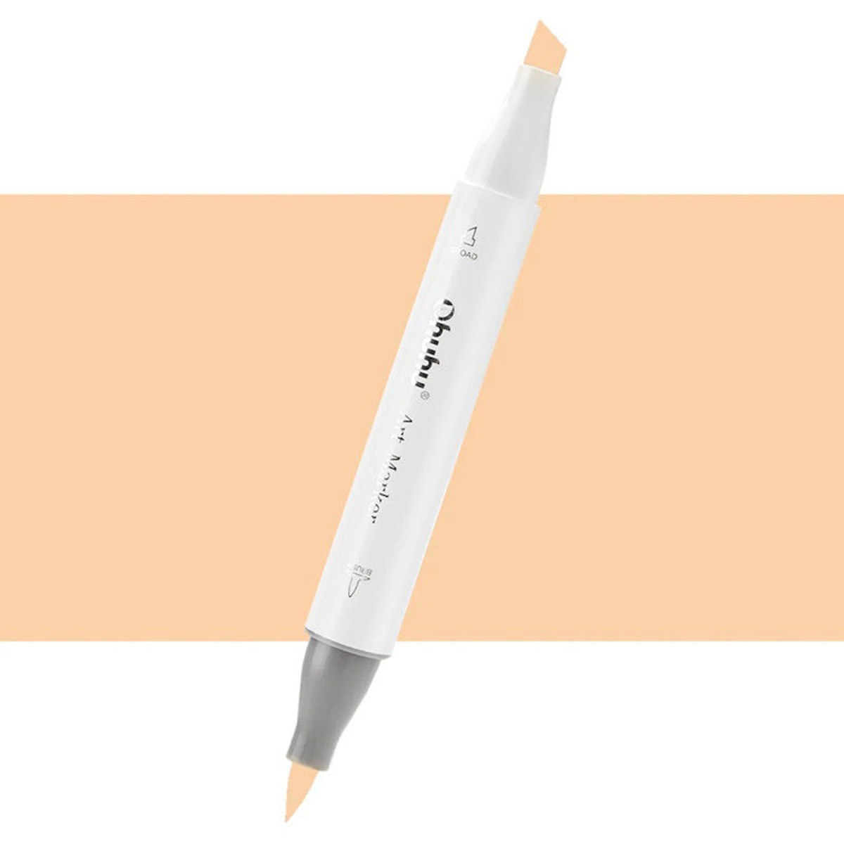 Εικόνα της Μαρκαδόρος Ohuhu Art Markers Brush & Chisel YR250 - Y46 Moccasin