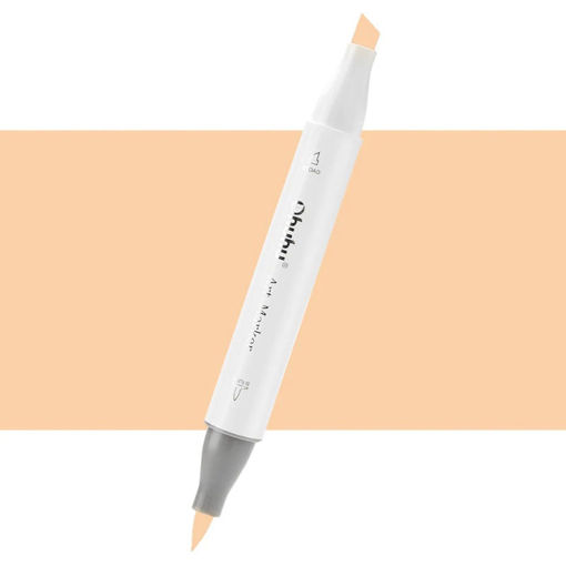 Εικόνα της Μαρκαδόρος Ohuhu Art Markers Brush & Chisel YR250 Moccasin