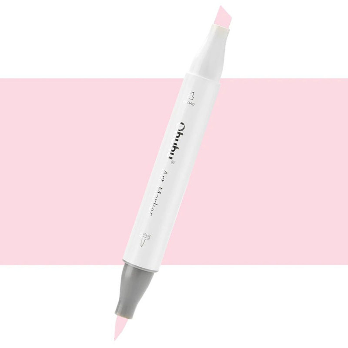 Εικόνα της Μαρκαδόρος Ohuhu Art Markers Brush & Chisel RV270 Shadow Pink