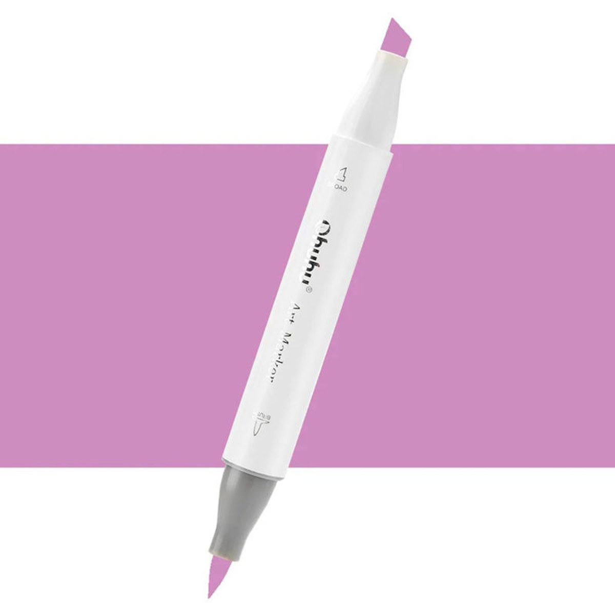 Εικόνα της Μαρκαδόρος Ohuhu Art Markers Brush & Chisel RV200 Dark Orchid