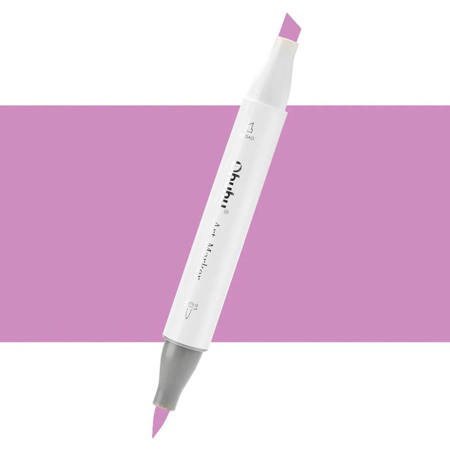 Εικόνα της Μαρκαδόρος Ohuhu Art Markers Brush & Chisel RV200 Dark Orchid