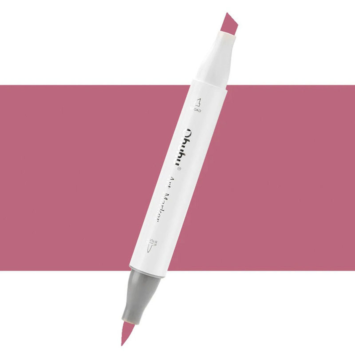 Εικόνα της Μαρκαδόρος Ohuhu Art Markers Brush & Chisel R280 Currant