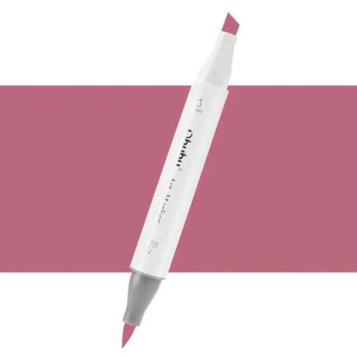 Εικόνα της Μαρκαδόρος Ohuhu Art Markers Brush & Chisel R280 Currant