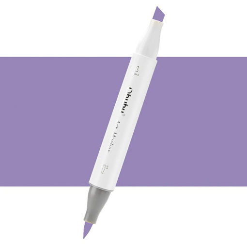 Εικόνα της Μαρκαδόρος Ohuhu Art Markers Brush & Chisel V270 Lobelia