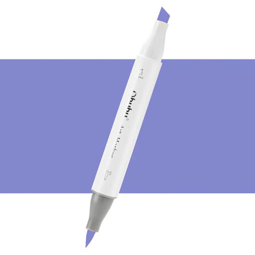 Εικόνα της Μαρκαδόρος Ohuhu Art Markers Brush & Chisel V370 Blue Bell
