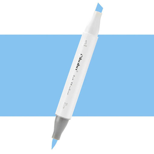 Εικόνα της Μαρκαδόρος Ohuhu Art Markers Brush & Chisel B140 Aquamarine