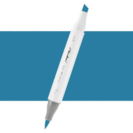 Εικόνα της Μαρκαδόρος Ohuhu Art Markers Brush & Chisel B290 Antwerp Blue