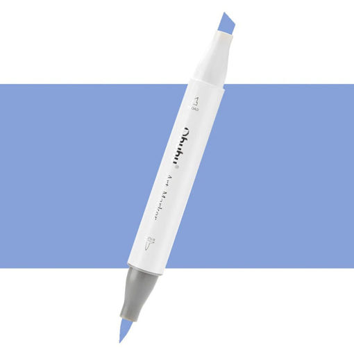 Εικόνα της Μαρκαδόρος Ohuhu Art Markers Brush & Chisel B350 Cornflower Blue