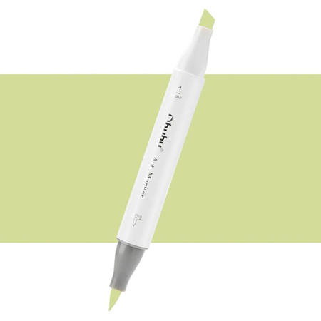 Εικόνα της Μαρκαδόρος Ohuhu Art Markers Brush & Chisel G060 Celery Yellow