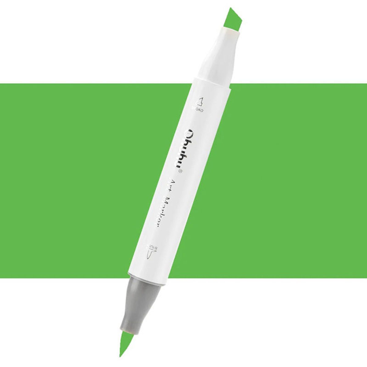 Εικόνα της Μαρκαδόρος Ohuhu Art Markers Brush & Chisel G190 Olive Green