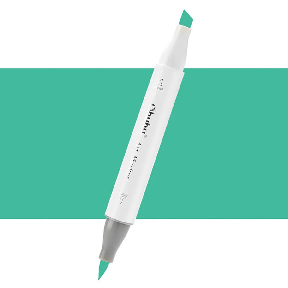Εικόνα της Μαρκαδόρος Ohuhu Art Markers Brush & Chisel G360 Pond Green