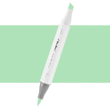 Εικόνα της Μαρκαδόρος Ohuhu Art Markers Brush & Chisel G440 Leaf Green