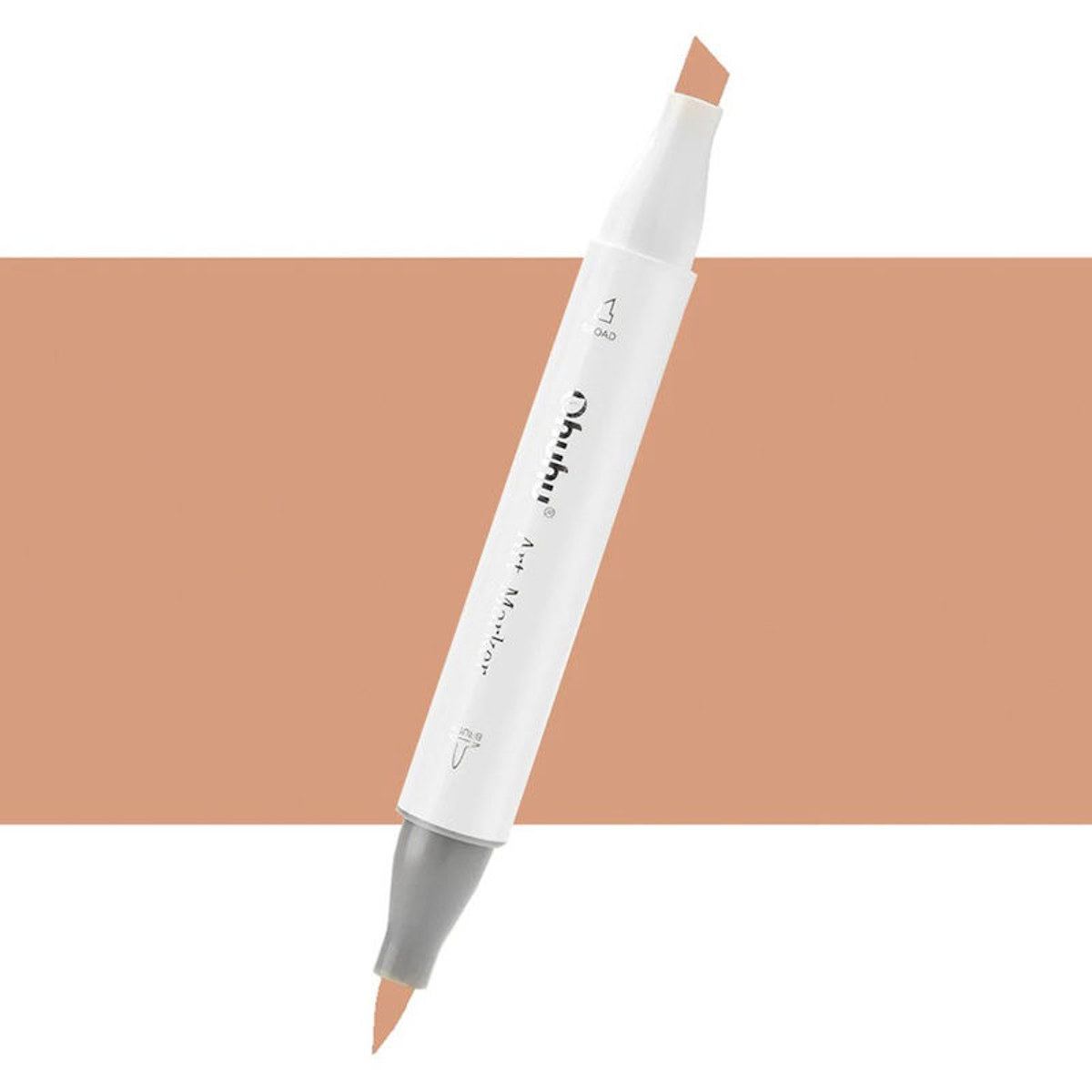 Εικόνα της Μαρκαδόρος Ohuhu Art Markers Brush & Chisel E240 Chamois