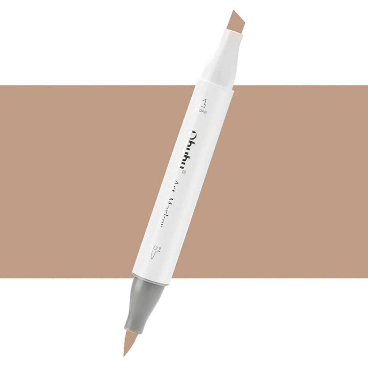 Εικόνα της Μαρκαδόρος Ohuhu Art Markers Brush & Chisel E300 Clay