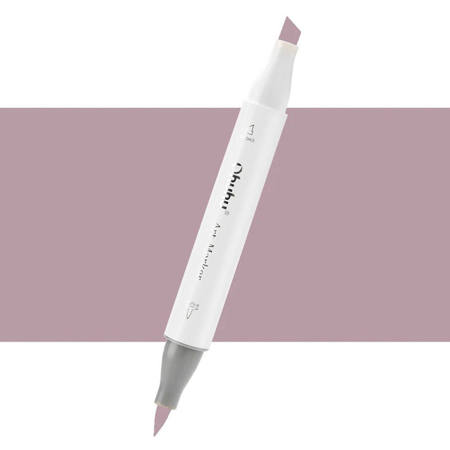 Εικόνα της Μαρκαδόρος Ohuhu Art Markers Brush & Chisel E400 Cocoa Brown