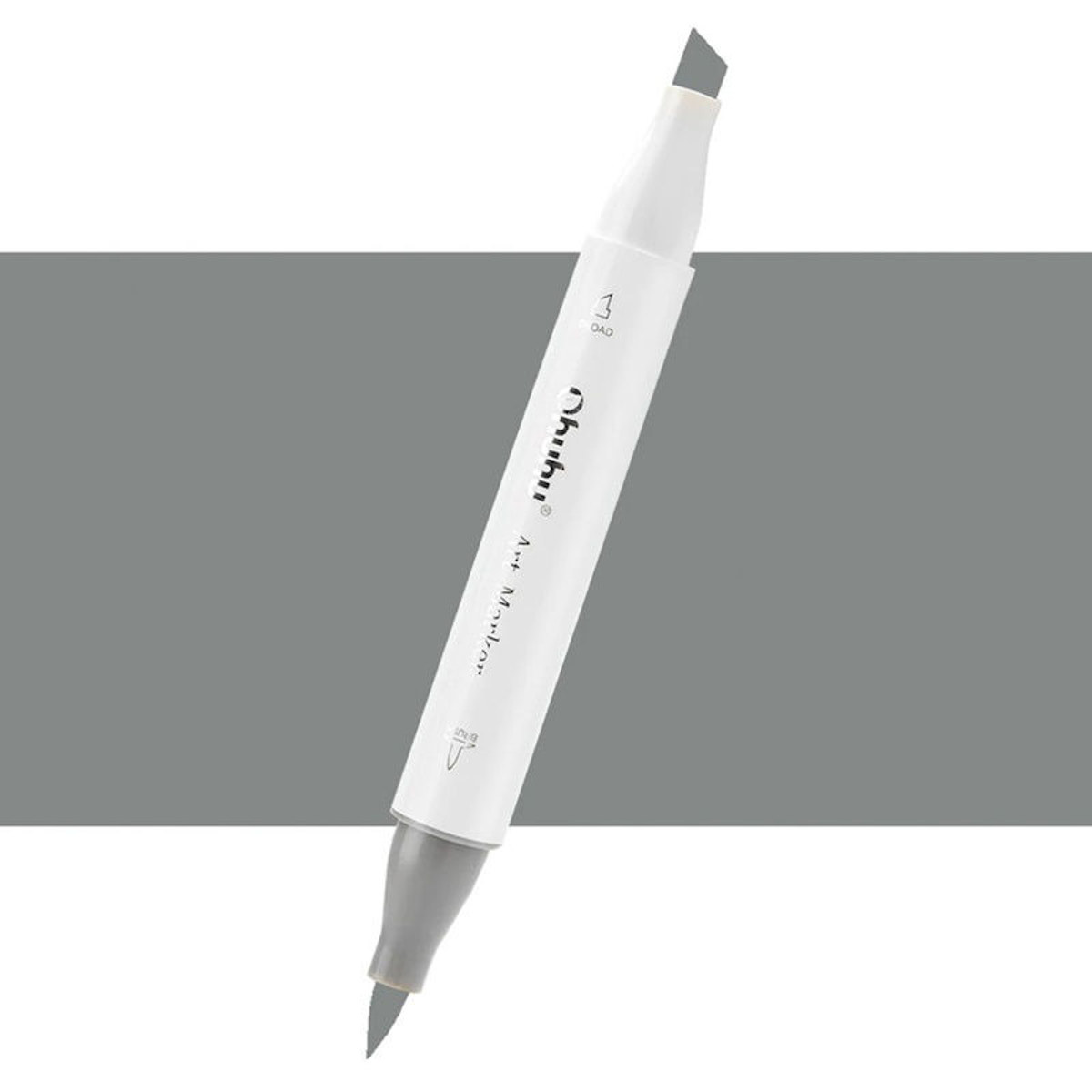 Εικόνα της Μαρκαδόρος Ohuhu Art Markers Brush & Chisel BG070 Cool Grey