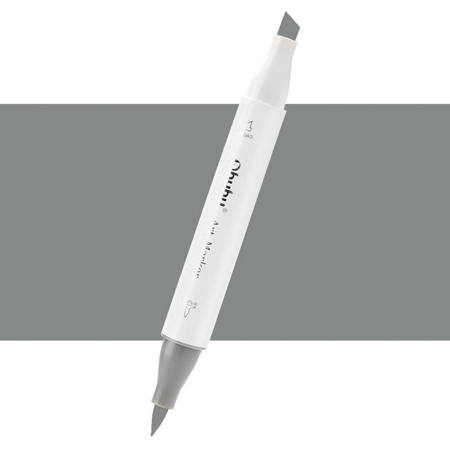 Εικόνα της Μαρκαδόρος Ohuhu Art Markers Brush & Chisel BG070 Cool Grey