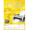 Εικόνα της Ετικέτες λευκές Α4 TopStick 70x37mm 100φ.  8706