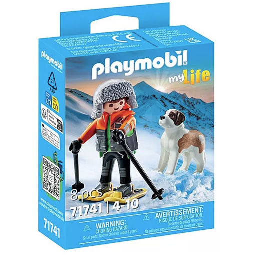 Εικόνα της Playmobil my Life: Ορειβάτης με σκύλο του Αγίου Βερνάρδου 71741