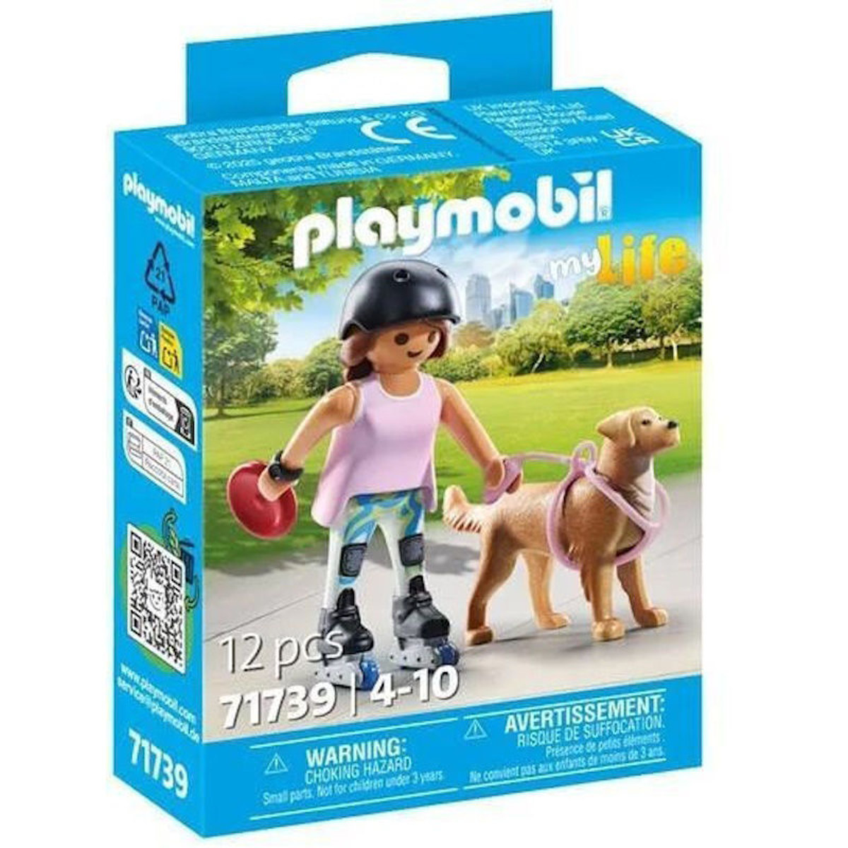 Εικόνα της Playmobil my Life: Σκέιτερ με Ριτρίβερ 71739