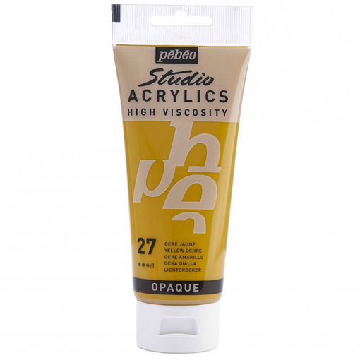 Εικόνα της Acrylic Pebeo Studio paint 100ml Yellow Ochre 837027