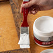 Παχύρρευστη υφή του Gesso Pébéo Studio Acrylics σε λευκό χρώμα με ματ φινίρισμα