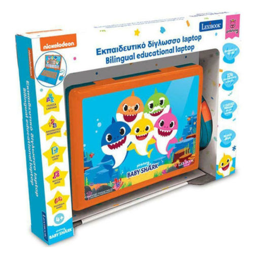 Εικόνα της Εκπαιδευτικό Δίγλωσσο Laptop Baby Shark Lexibook JC598BSi8
