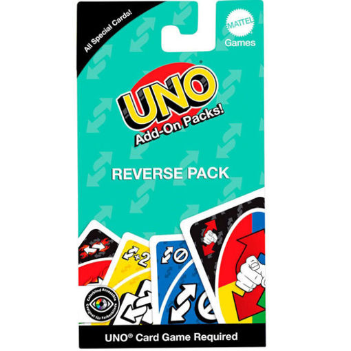 Εικόνα της Mattel UNO :Add-On Packs Κάρτες Αλλαγής Φοράς JCV56