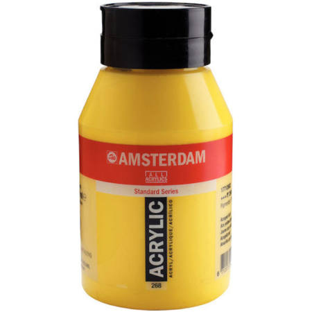 Εικόνα της Acrylic Amsterdam 1000ml 268 Azo Yellow Light Talens