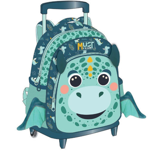 Τσάντα τρόλεϋ νηπίου Must Team Little Dragon με σχέδιο δράκος 000586234 EAN 5205698731013 Lichnaribooks