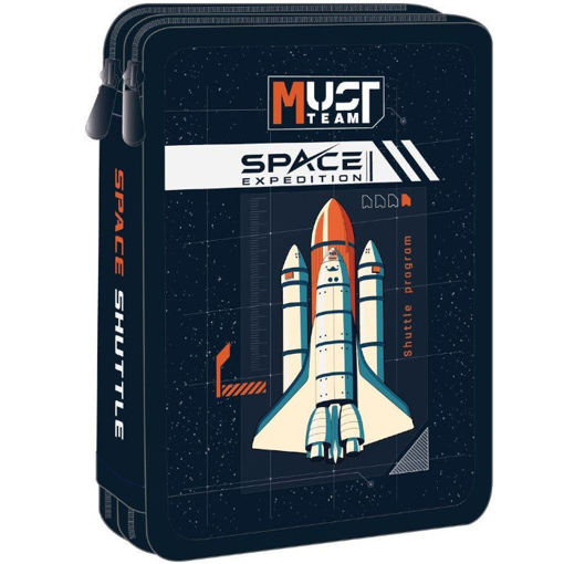 Εικόνα της Κασετίνα Must Team διπλή γεμάτη Space Expedition 000586338