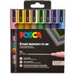 Εικόνα της Μαρκαδόροι Posca Pastel Color PC-3ML 8τεμαχίων Uni