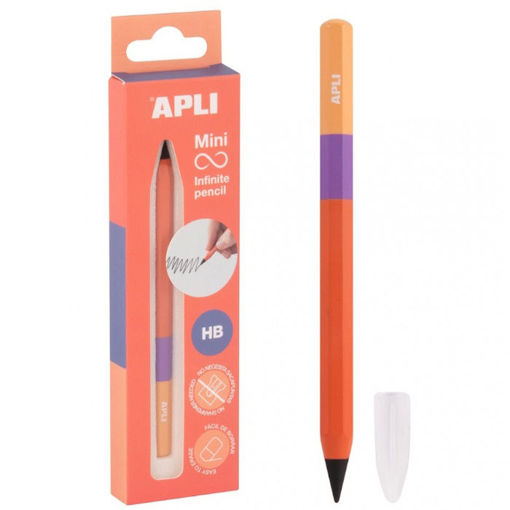 Εικόνα της Mini infinite pencil Apli HB tricolor 19964