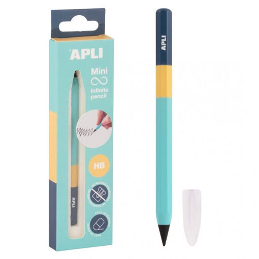 Εικόνα της Mini infinite pencil Apli HB tricolor 19961