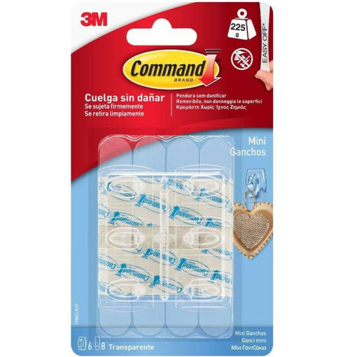 Εικόνα της Κρεμασταράκια Command 17006CLR 6τεμ. max 225gr