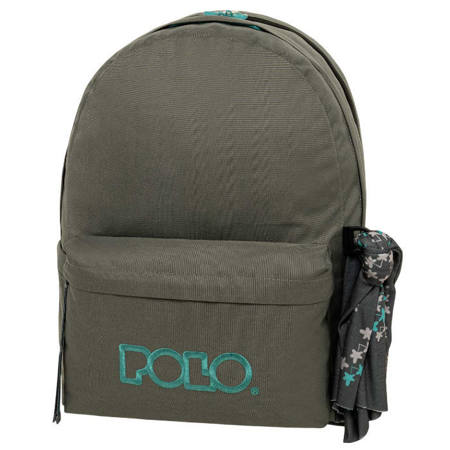 Τσάντα Polo Double Scarf γκρι τιρκουάζ 901235-2258 σχολική — Κωδικός ΕΑΝ: 5201927136321 — Lichnaribooks.