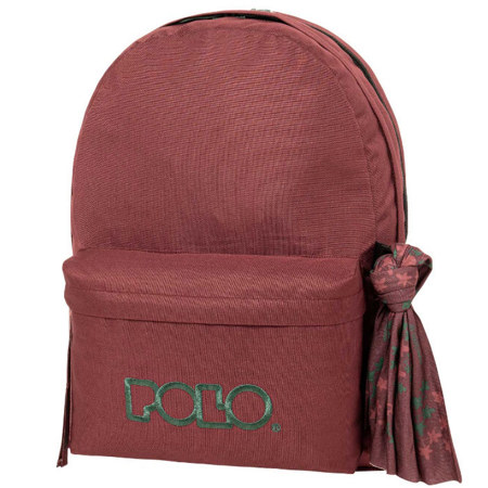 Εικόνα της Τσάντα Polo Double Scarf Μπορντό - Πράσινο 901235-3364