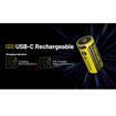 Nitecore RCR123A 950mAh με θύρα φόρτισης USB-C και ενδεικτικές λυχνίες φόρτισης, EAN 6952506496341, Lichnaribooks