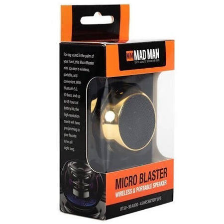 Εικόνα της Ηχείο Mad Man Micro Blaster-Gold tone 32120M