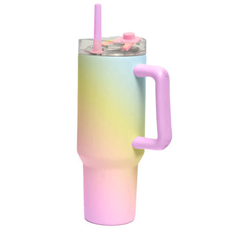 Θερμός κούπα I-Drink Travel Rainbow ID0259 – 1200ml ανοξείδωτη με διπλό τοίχωμα – EAN 8053634001525